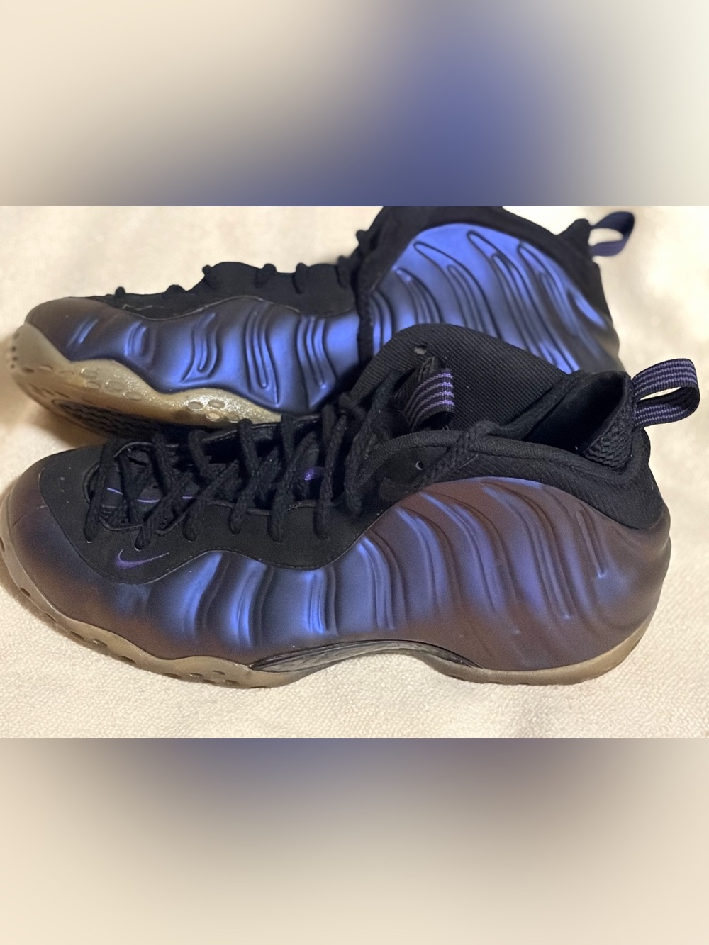 Nike Air Foamposite One Mens Size 10.5 Shoes 'Eggplant' Purple Sneakers 2017